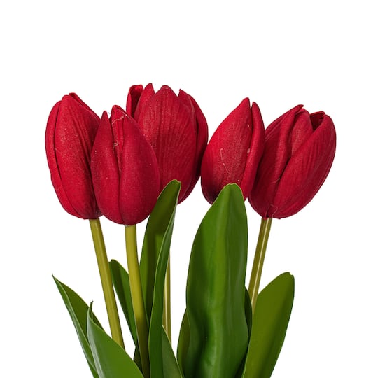Vickerman 16" Real Touch Artificial Tulip Bundles, 2ct.